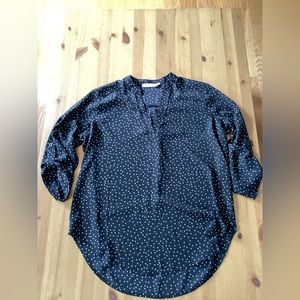 LUSH Warren Split Neck Blouse